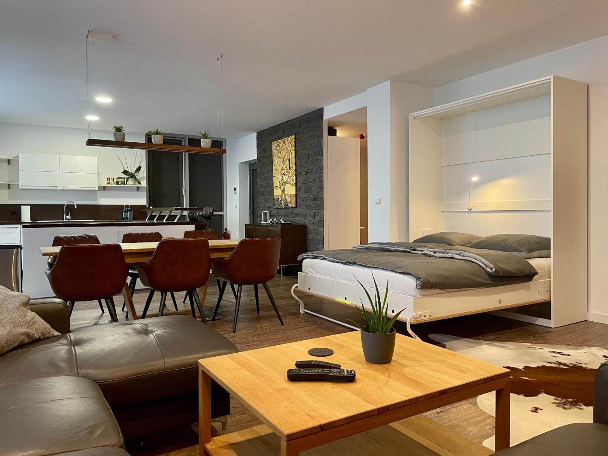 Apartment Leipzig Waldstrassenviertel Loft Terrasse, Redbull Arena Екстер'єр фото